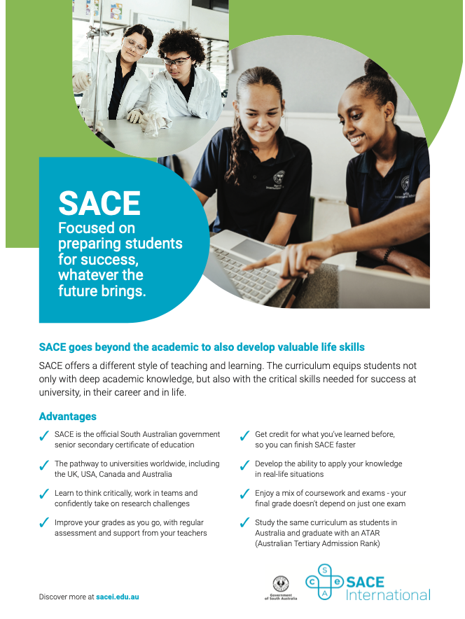 SACE Advantages (Pacific)